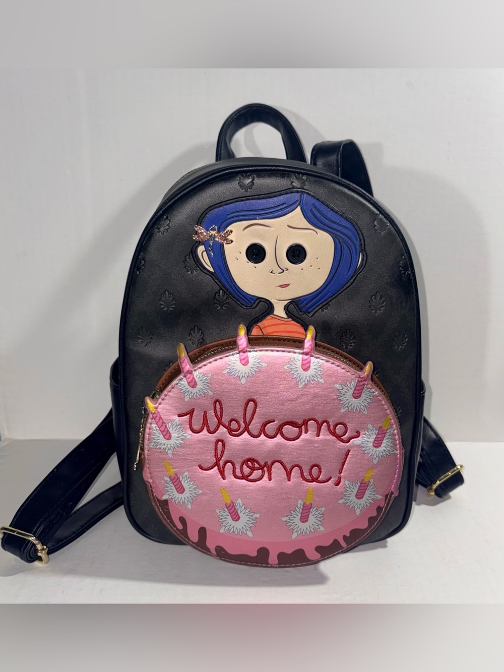 Her Universe Coraline "Welcome Home" Cake  Backpack Chase Variant